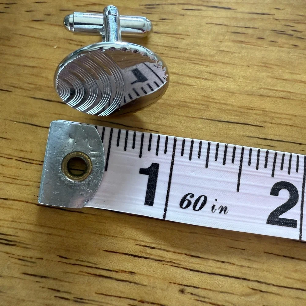 Lot of Vintage Cuff Links‎ & Tie Clips Silver Color Bowling Military Special